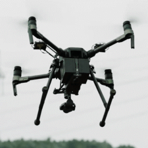 Drones and Artificial Intelligence technology used in surveying solar power plants